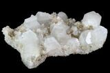 Plate of Zoned Apophyllite Crystals on Micro-Stilbite - India #100153-1